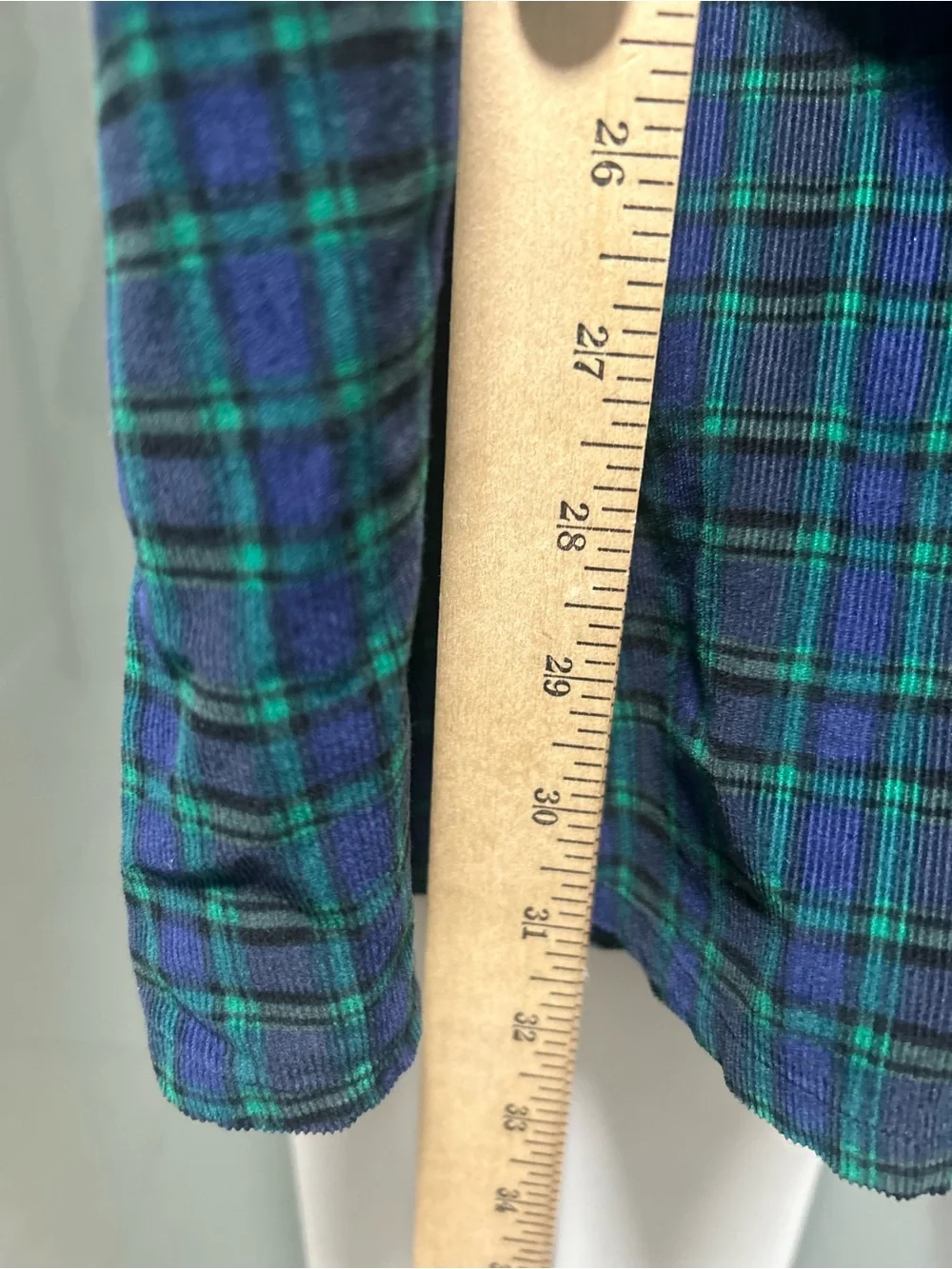 J.Crew crewcuts girls' Corduroy dress features a festive plaid pattern Size 12